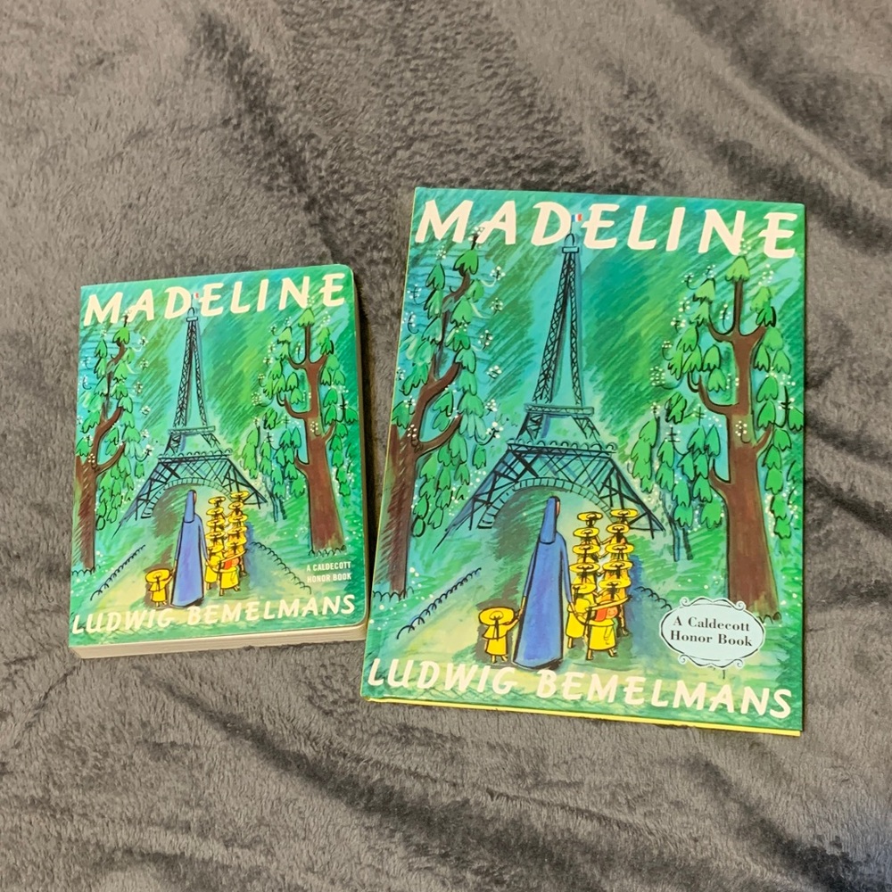 Kohl's - Two Madeline Books - One Hard Copy & One Paper Pages